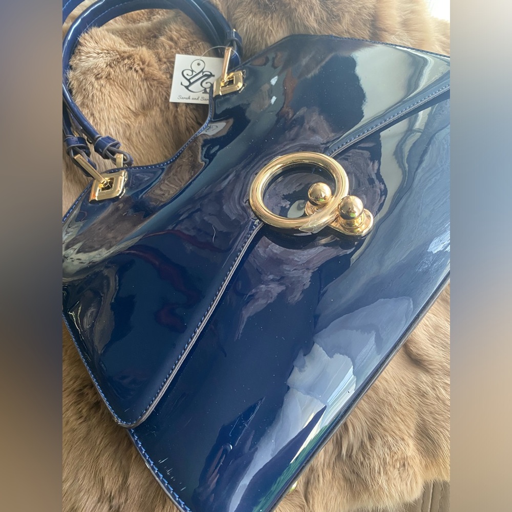 Navy blue Sarah and Sara bag